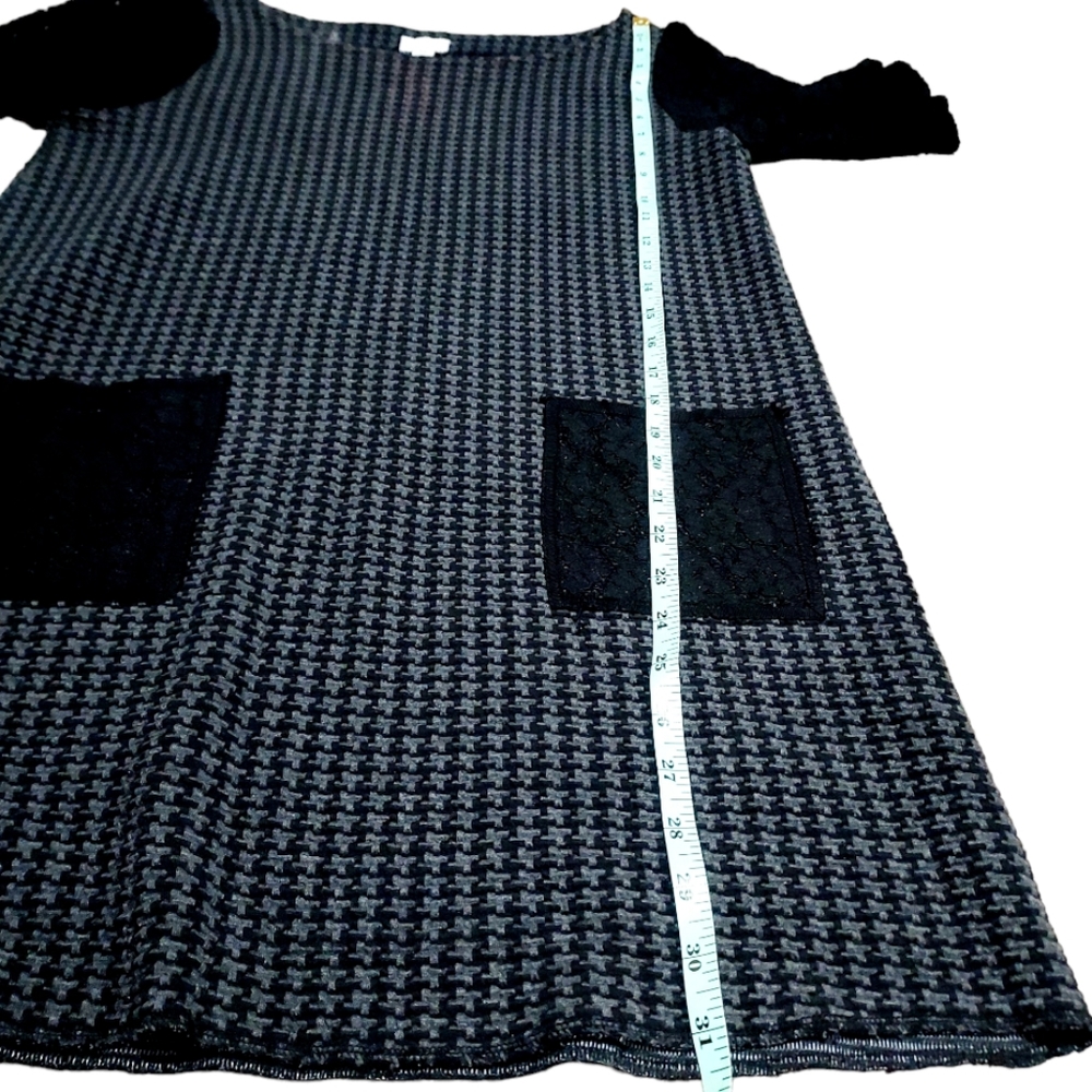 Anthropologie Houndstooth Lace Tunic Dress size M - Picture 10 of 11